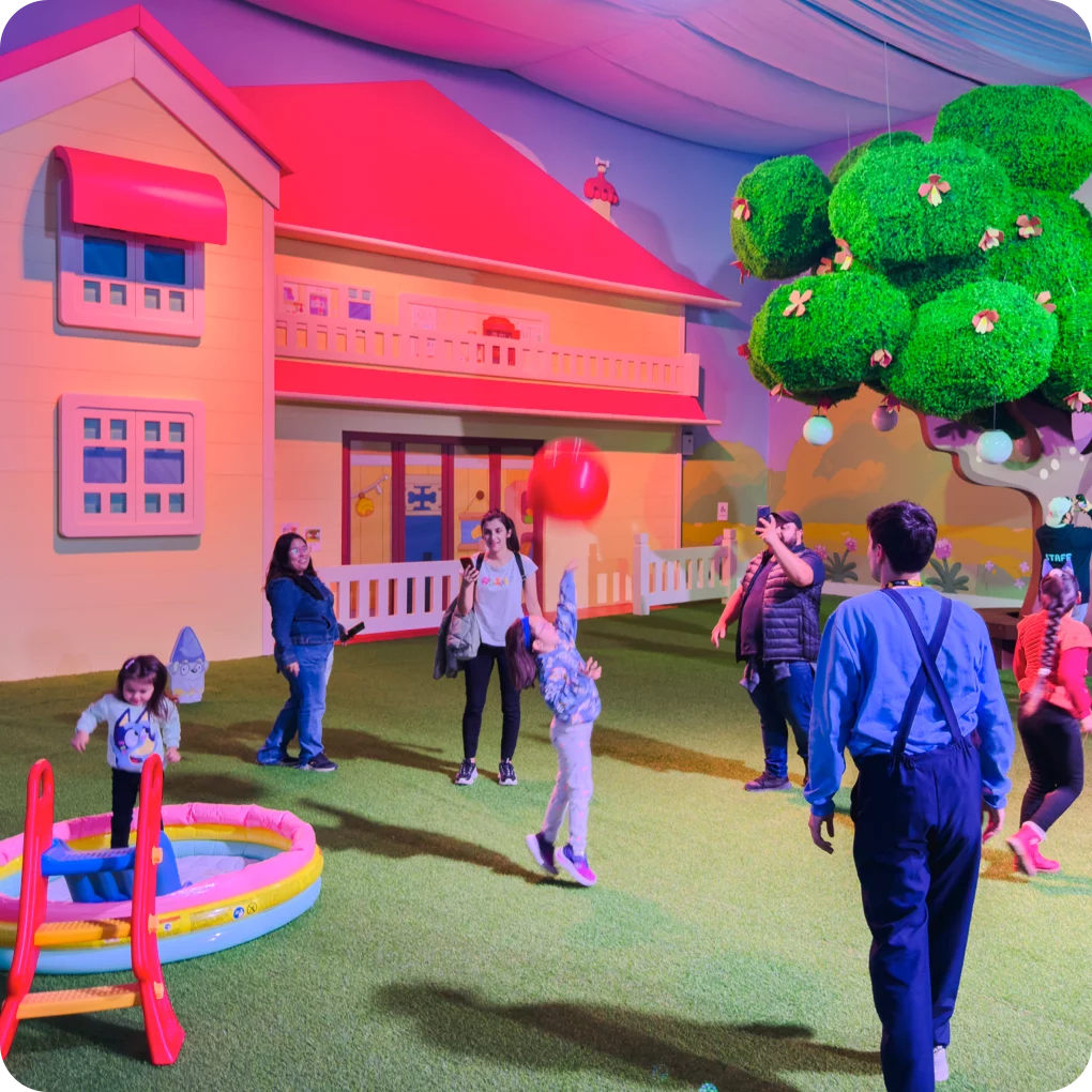 Explora la casa completa de Bluey y Bingo